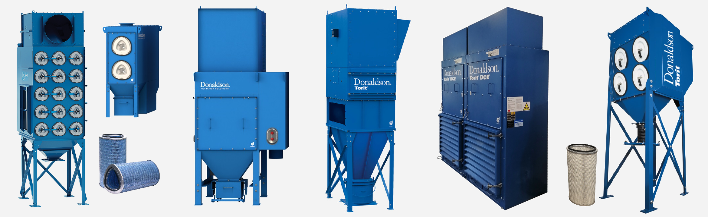 Cartridge filter units