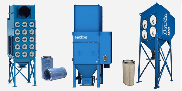 Cartridge filter units